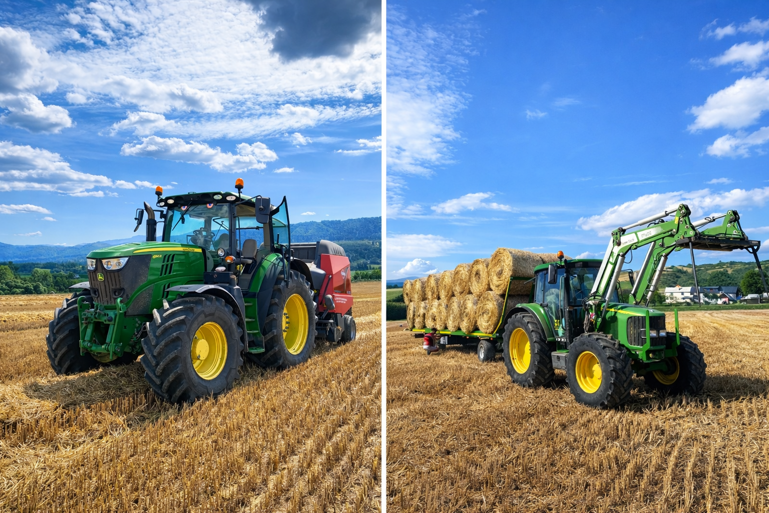 Balíkovanie a odvoz slamy