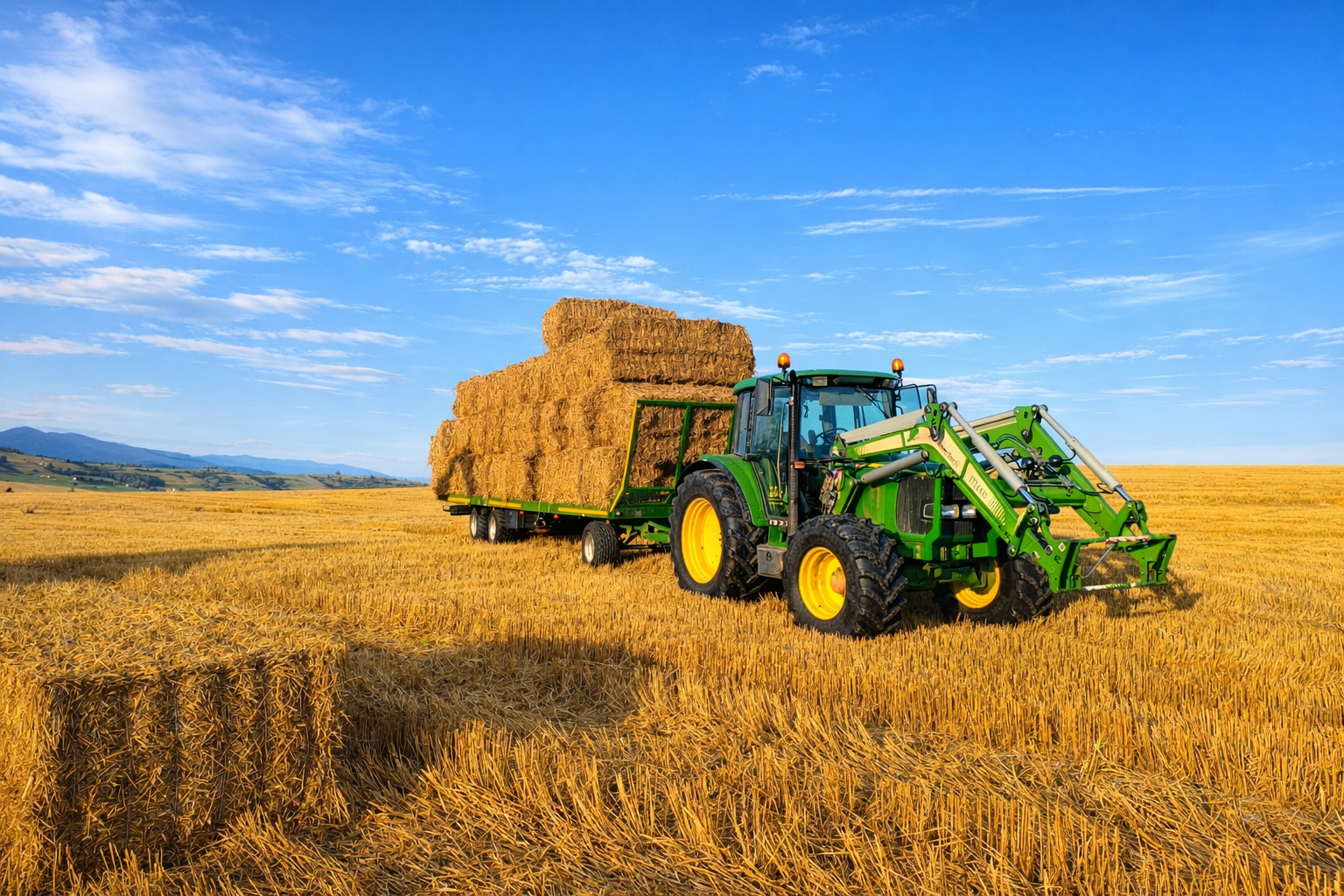 Zber a odvoz objemového krmiva